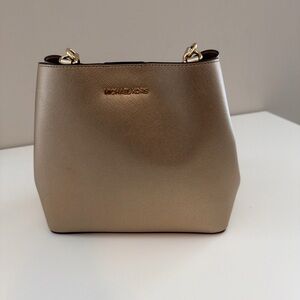 Michael Kors Metallic Gold Shoulder Bag